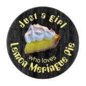 Gewoon een meisje dat van citroenappeltaart houdt snijplank (Voorkant)