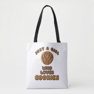Gewoon een meisje dat van Cookies houdt Draagtas