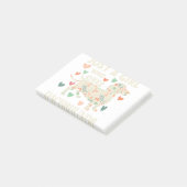 Gewoon een meisje dat van Dachshunds bloem houdt Post-it® Notes (Schuin)