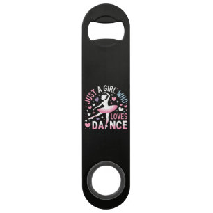 Gewoon een meisje dat van dansen houdt speed flessenopener