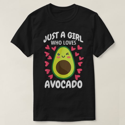 Gewoon een meisje dat van de Avocado Toast Cute Gi T-shirt (Design voorkant)