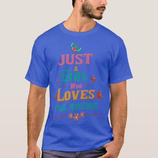 Gewoon een meisje dat van de Premium voor varkensr T-shirt