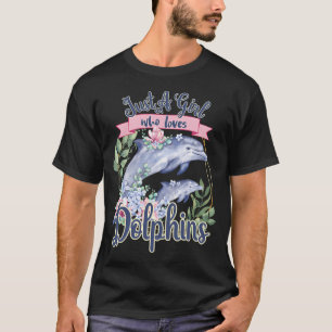 Gewoon een meisje dat van dolfijnen houdt - Dolfij T-shirt