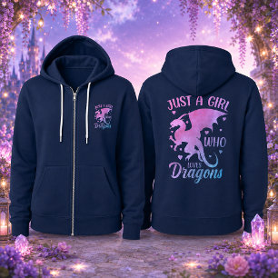 Gewoon Een Meisje Dat Van Draken Houdt - Fantasie Hoodie