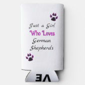 Gewoon een meisje dat van Duitse herders houdt (Achterkant)