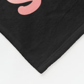 Gewoon een meisje dat van eekhoorns houdt fleece deken (Hoek)