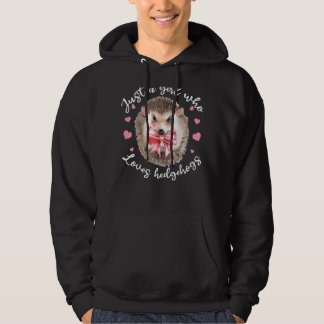 Gewoon een meisje dat van egel houdt, die egel's h hoodie