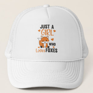 Gewoon een meisje dat van foxes houdt, Funny Fox Trucker Pet