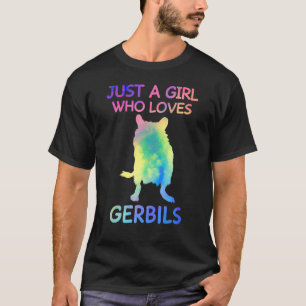 Gewoon een meisje dat van Gerbils houdt, Funny Ger T-shirt