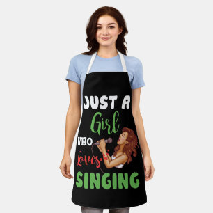 Gewoon een meisje dat van Gift houdt Schort