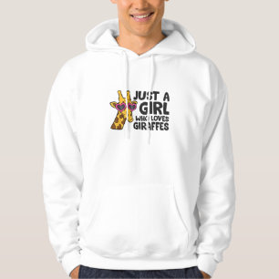 Gewoon een meisje dat van giraffen houdt _3 hoodie
