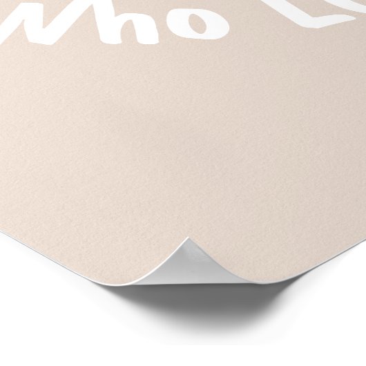 Gewoon een meisje dat van Giraffes houdt, een meis Poster (Hoek)