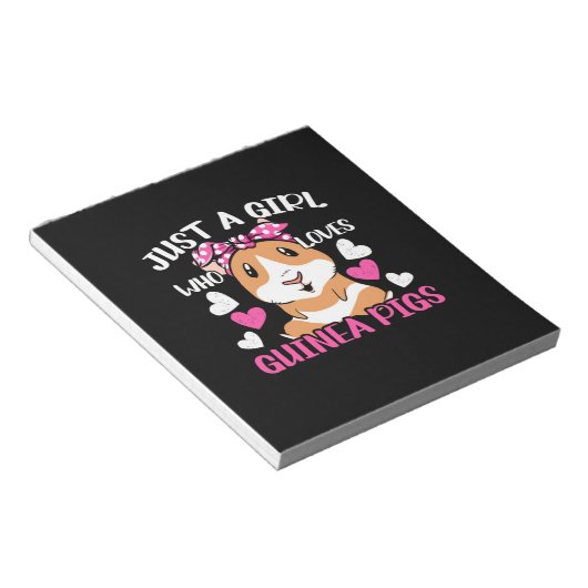 Gewoon een meisje dat van Guinee houdt Notitieblok (Schuin)