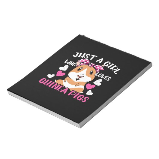 Gewoon een meisje dat van Guinee houdt Notitieblok (Gedraaid)