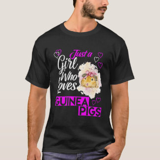 Gewoon een meisje dat van Guinee houdt T-shirt