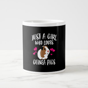 Gewoon een meisje dat van Guinee Pigs Guinee houdt Extra Grote Beker