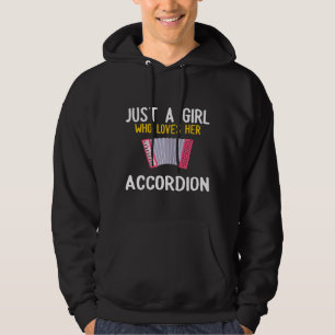 Gewoon een meisje dat van haar accordeon houdt hoodie