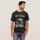 Gewoon een meisje dat van haar boer houdt... ik bo t-shirt (Voorkant volledig)