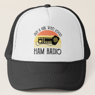 Gewoon een meisje dat van Ham Radio houdt Trucker Pet