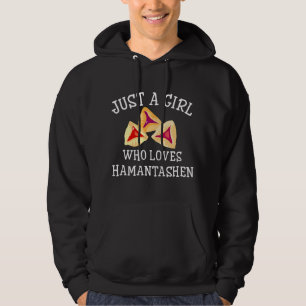 Gewoon Een Meisje Dat Van Hamantashen Houdt Gelukk Hoodie