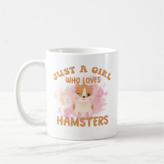 Gewoon een meisje dat van hamsters houdt koffiemok