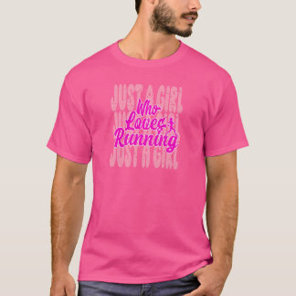Gewoon Een Meisje Dat Van Hardlopen Houdt Vrouwen T-shirt