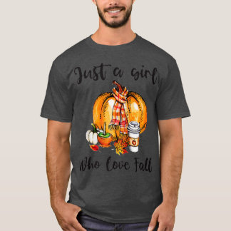 Gewoon een meisje dat van Herfst houdt, Funny Pump T-shirt