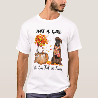 Gewoon Een Meisje Dat Van Herfst Houdt T-shirt