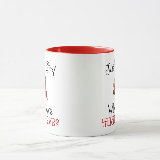 Gewoon een meisje dat van Hermit Crabs houdt Mok (Midden)