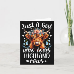 Gewoon Een Meisje Dat Van Highland Koeien Houdt Sc Kaart