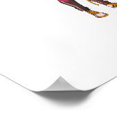 gewoon een meisje dat van hockey houdt poster (Hoek)