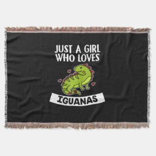 Gewoon een meisje dat van Iguanas houdt, die van I Deken