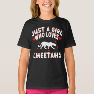 Gewoon Een Meisje Dat Van Jachtluipaarden Houdt T-shirt
