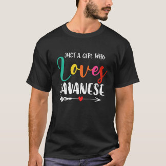 Gewoon een meisje dat van Javaanse kattenmoeder ho T-shirt