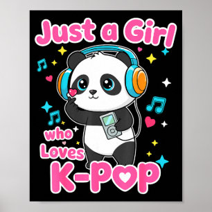 Gewoon Een Meisje Dat Van K-p Moppige Panda Houdt Poster