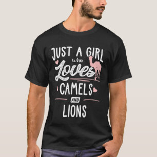 Gewoon een meisje dat van kamelen houdt en van lee t-shirt