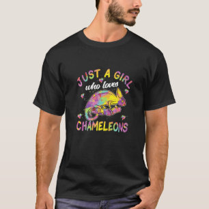 Gewoon Een Meisje Dat Van Kameleons Houdt T-shirt