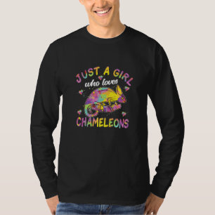 Gewoon Een Meisje Dat Van Kameleons Houdt T-shirt