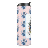 Gewoon een meisje dat van katten houdt thermosbeker (Gedraaid links)