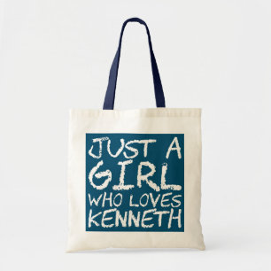 Gewoon een meisje dat van Kenneth houdt Tote Bag