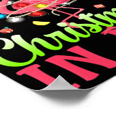 Gewoon een meisje dat van Kerstmis houdt in juli F Poster (Hoek)