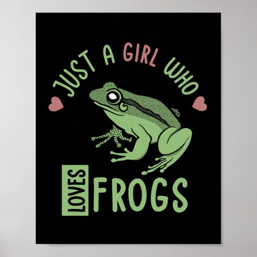 Gewoon een meisje dat van kikkers houdt... met kik poster (Voorkant)