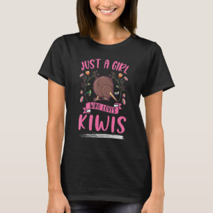 Gewoon een meisje dat van Kiwis houdt T-shirt