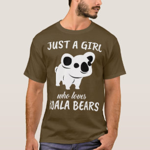 Gewoon een meisje dat van Koala Beren houdt T-shirt