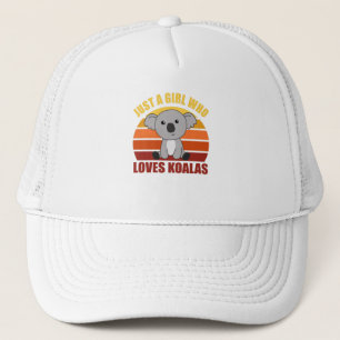 Gewoon een meisje dat van Koalas houdt, die Koalas Trucker Pet