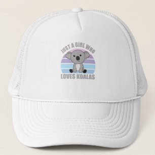 Gewoon een meisje dat van Koalas houdt, die Koalas Trucker Pet