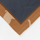 Gewoon een meisje dat van koeien houdt fleece deken (Hoek)