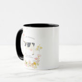 Gewoon een meisje dat van Koeien houdt | Monogram Mok (Voorkant links)