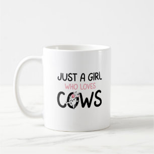 Gewoon Een Meisje Dat Van Koeien Houdt Mooie Koe B Koffiemok