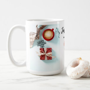 Gewoon een meisje dat van koffie houdt Vaderdag mo Koffiemok